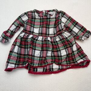 RuffleButts Plaid Tunic
